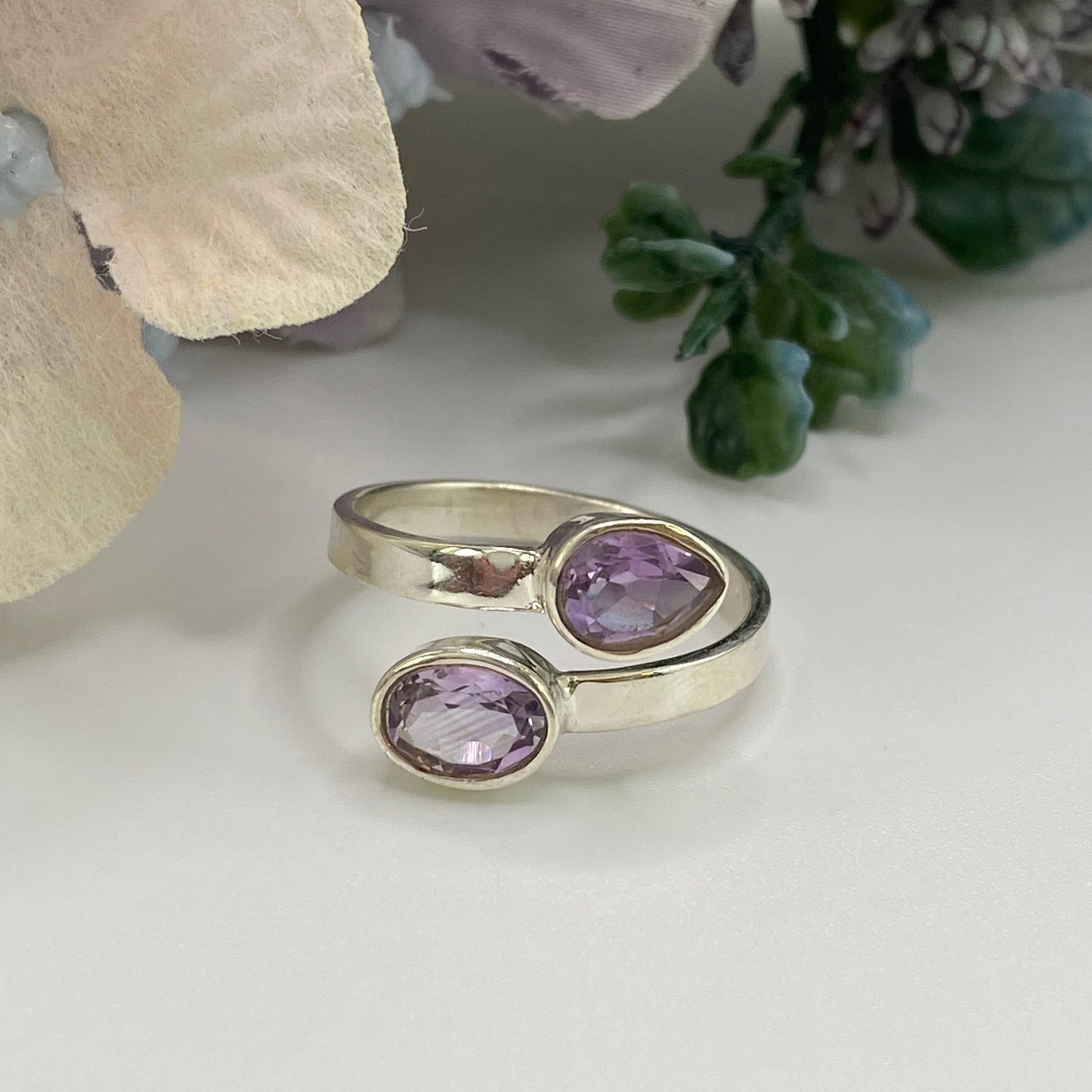 Amethyst Stirling Silver Ring