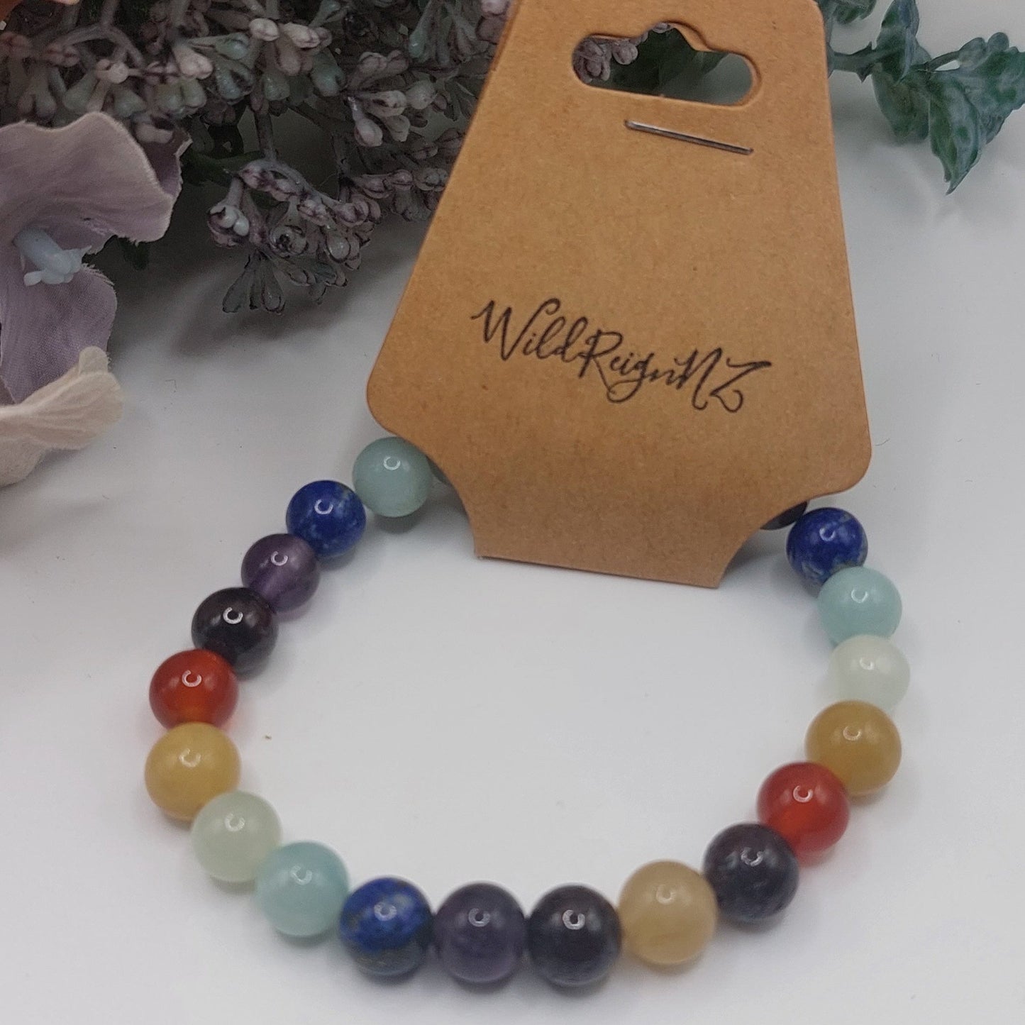 Chakra Crystal Bead Bracelet
