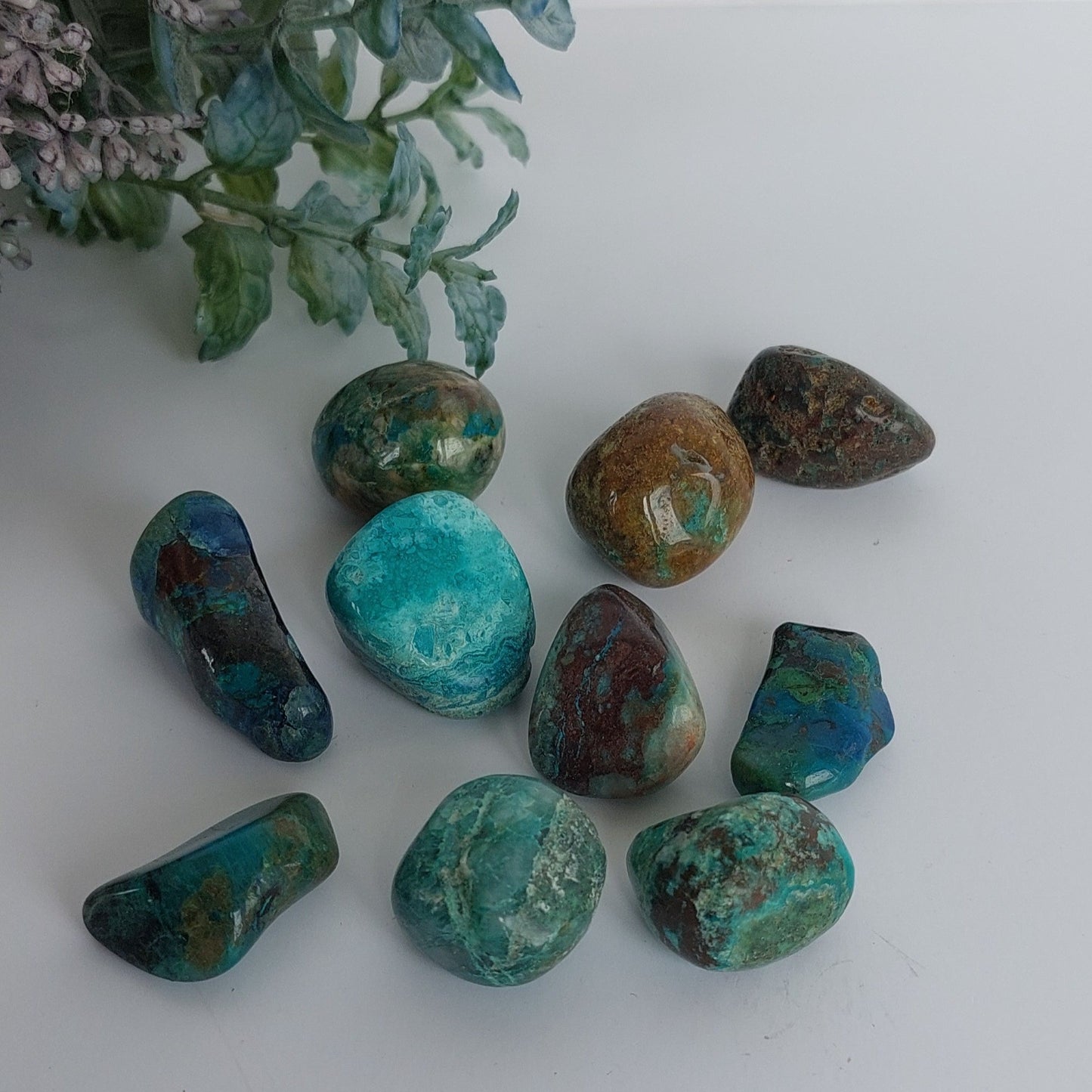 Chrysocolla - Tumbled - Medium