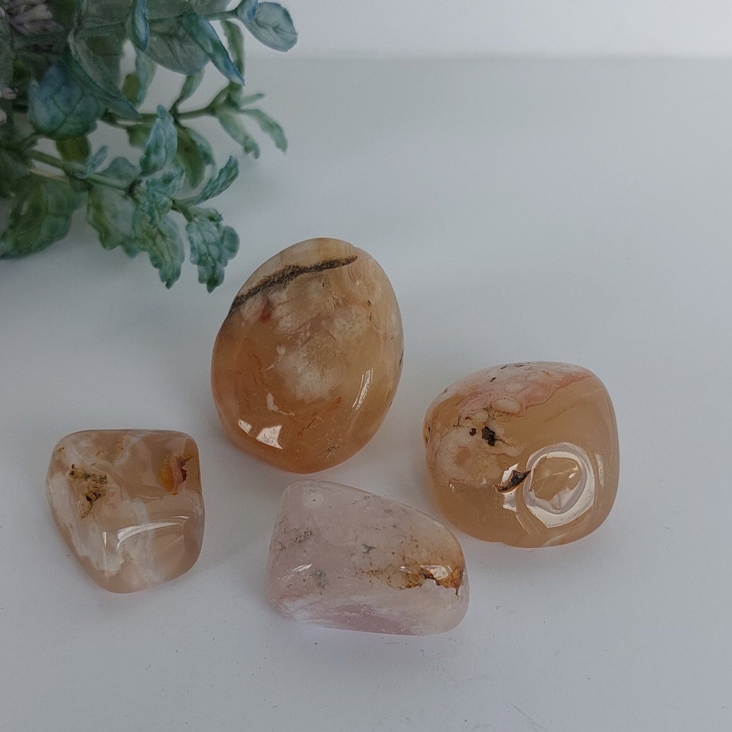 Flower Agate - Tumbled