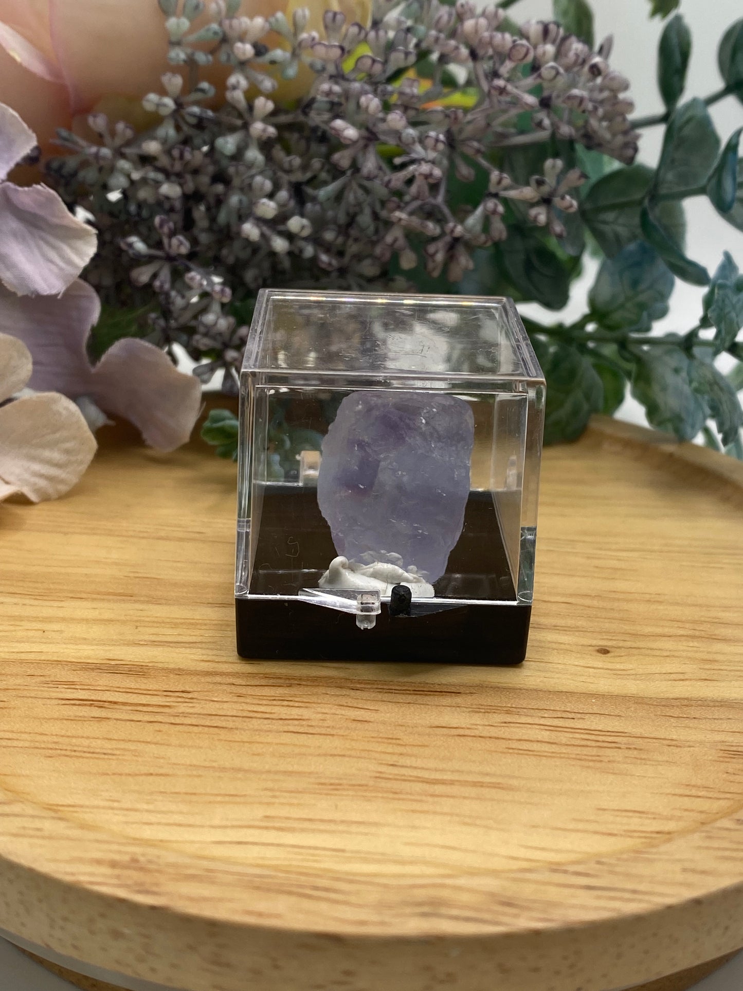 Fluorite Specimen inside display box