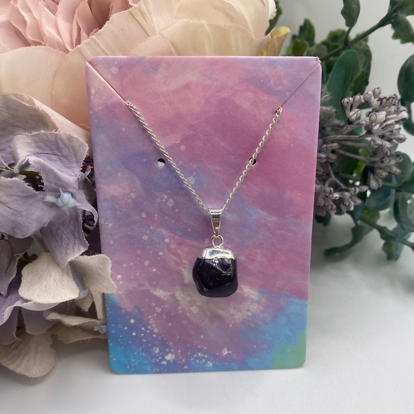 Garnet Tumble Necklace