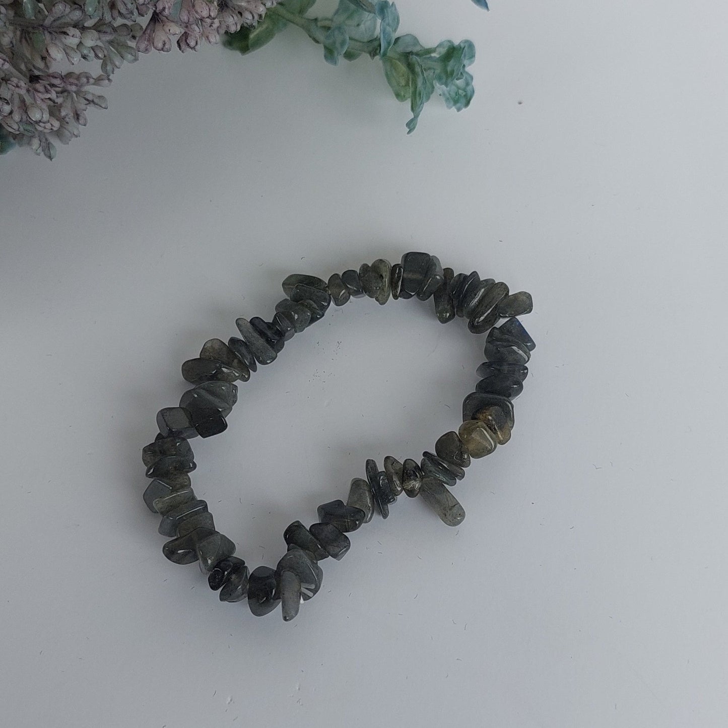 Labradorite Chip Bracelet