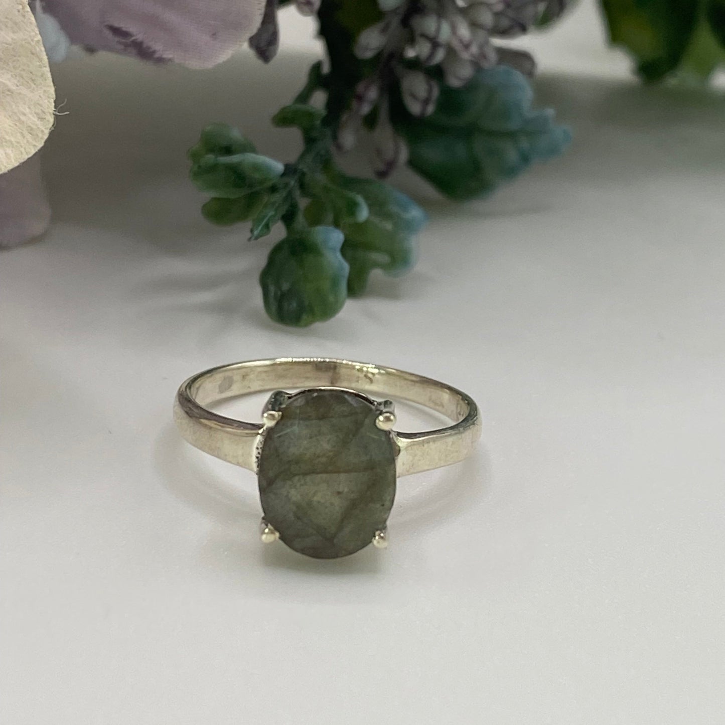 Labradorite Sterling Silver Ring