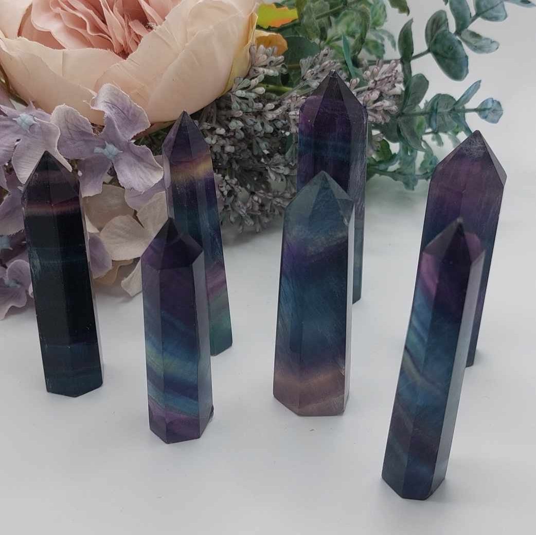 Rainbow Fluorite Towers
