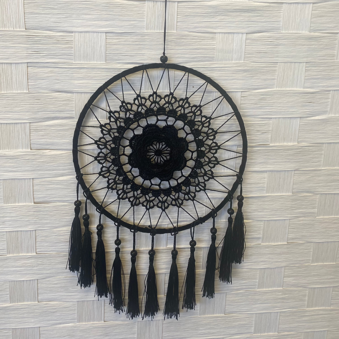 Short Black Dream Catcher
