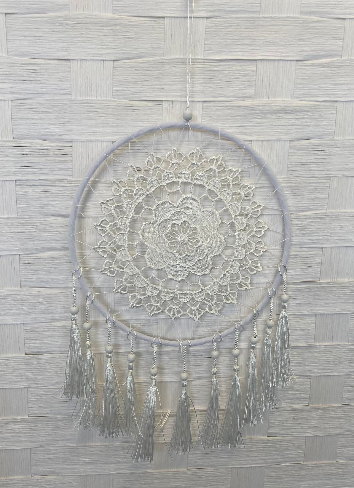 Short White Dream Catcher