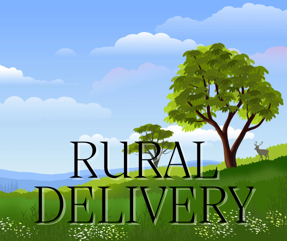 Whoops! I forgot - Rural Delivery