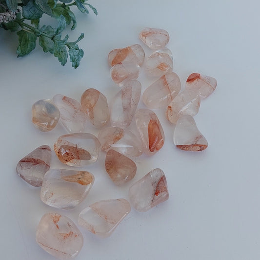 Fire Quartz Tumbles