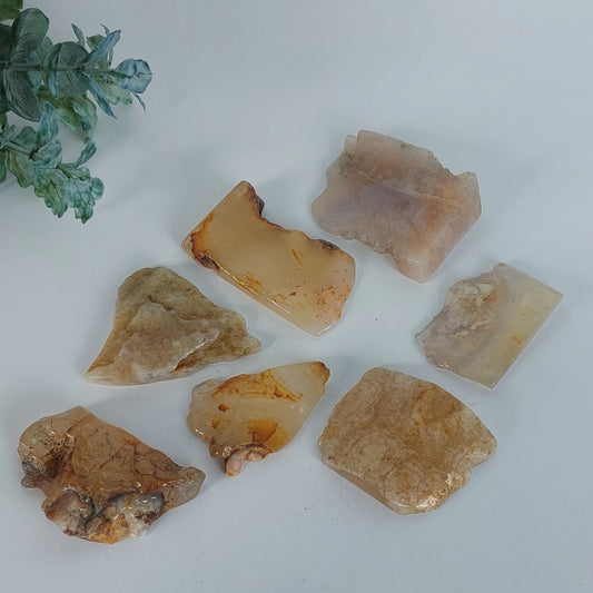 Flower Agate Slices