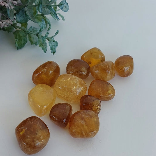 Honey Calcite - Tumble