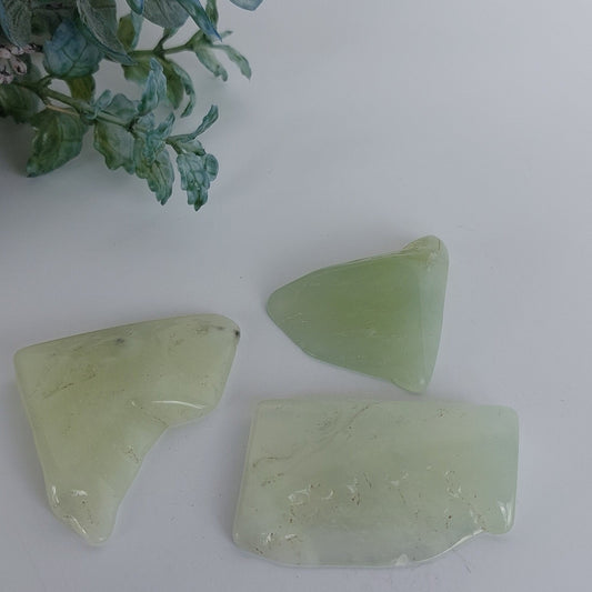 Jade crystal slice