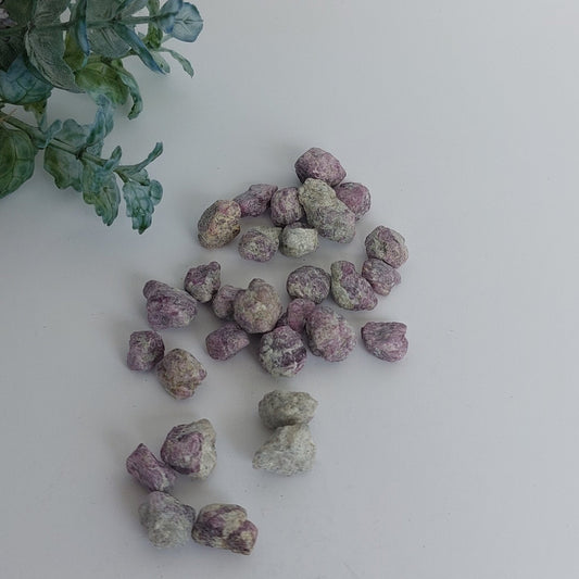 Lilac Corundum Raw Crystals