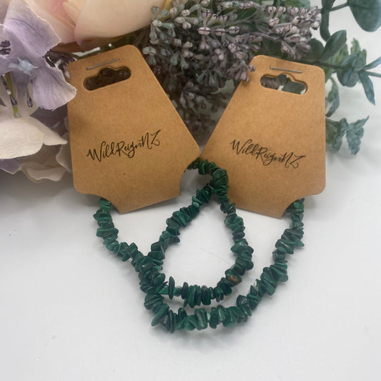 Malachite Chip Bracelet