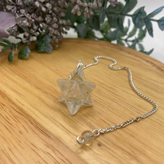 Merkabah Pendulum - Clear Quartz