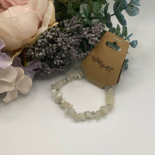 Moonstone Chip Bracelet