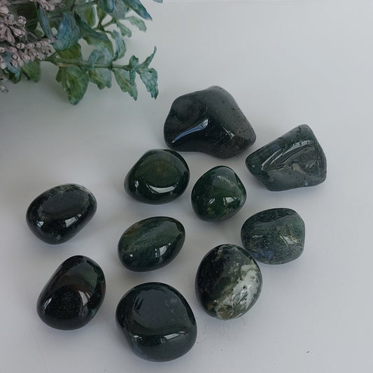 Moss Agate - Tumble