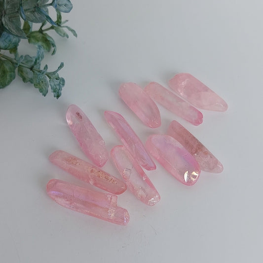 Pink Aura - Tumbled Points
