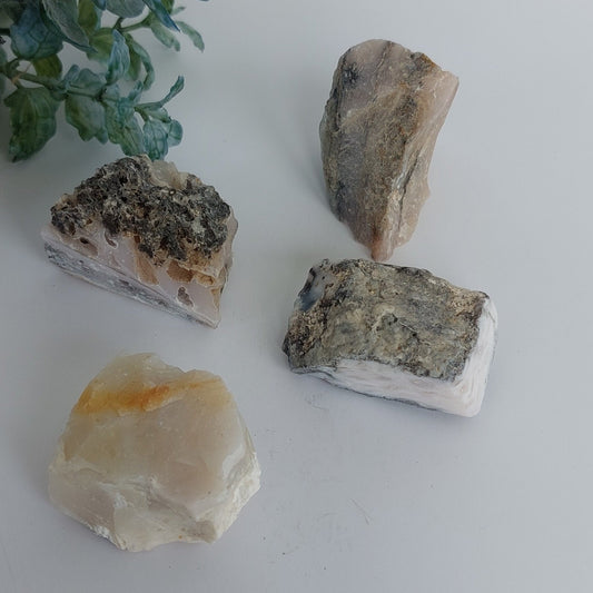 Pink Opal Raw Crystals