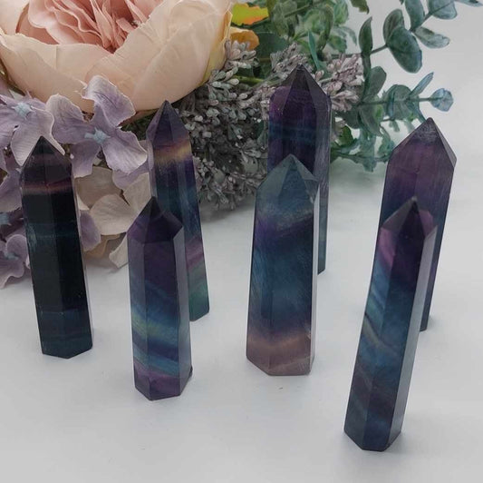 Rainbow Fluorite Towers