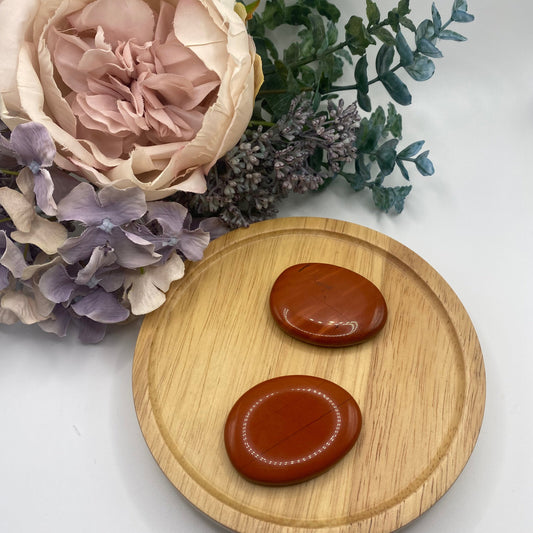 Red Jasper Flat Stone
