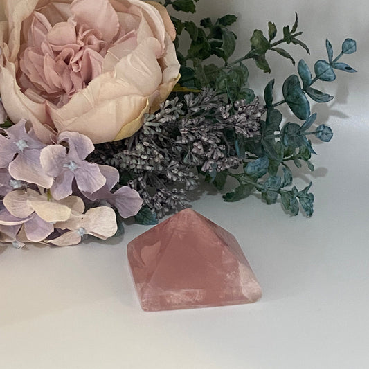 Rose Quartz Pyramid