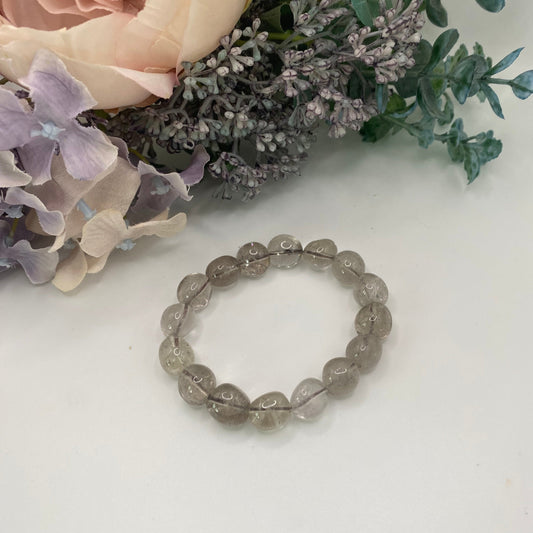 Smoky Quartz - Large Bead Bracelet