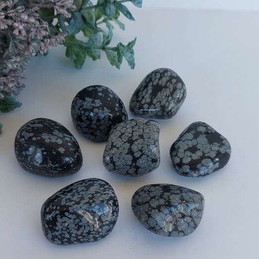 Snowflake Obsidian - Large Tumble 