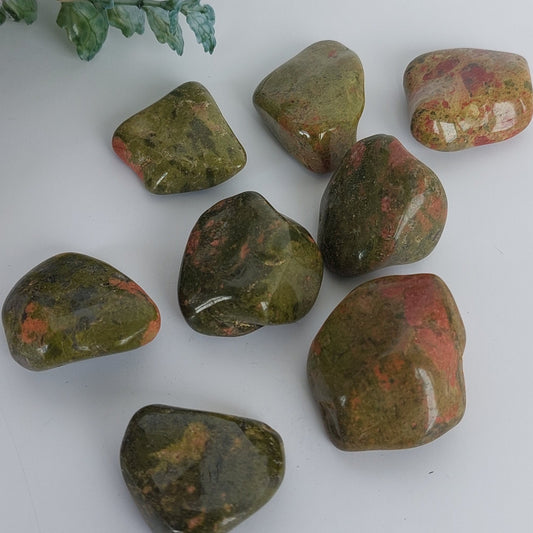 Unakite - Tumbled - Large