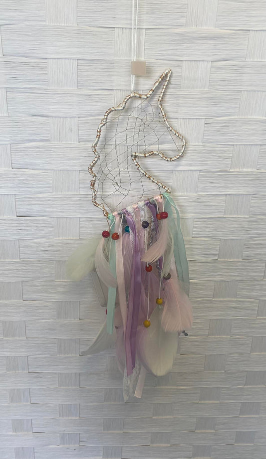 Unicorn Head Dream Catcher - Lights Up