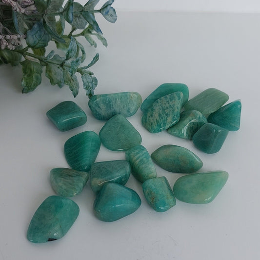amazonite crystal tumbles